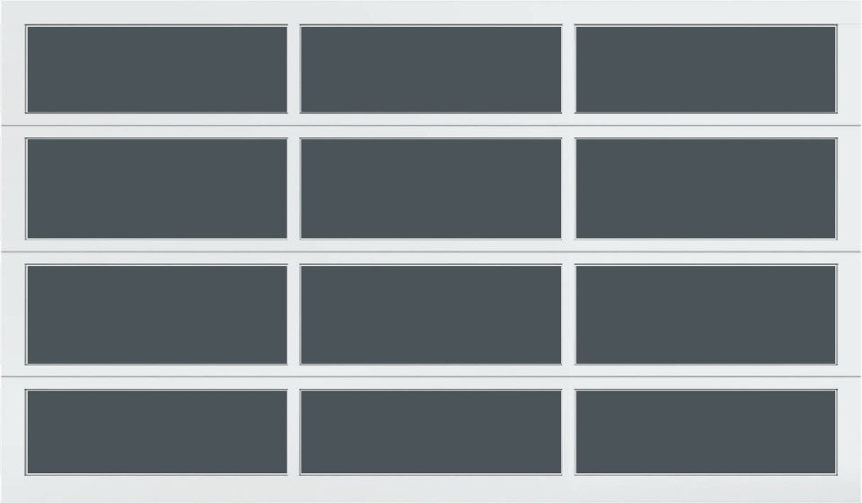 12'x7' Window - Aluminum - White - Tinted 