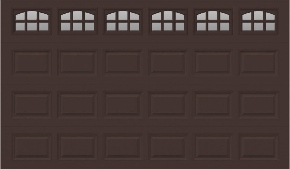 12x7 -  Cascade Short - Clear  With glass - Brown