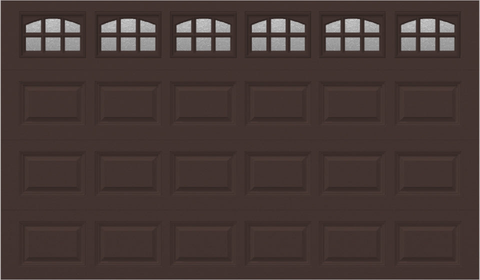 12x7 -  Cascade - Obscure With glass - Brown