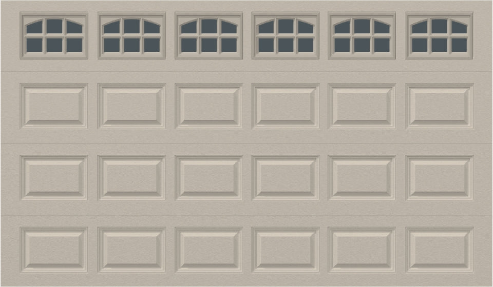 12x7 - Cascade - Tinted - With glass - Almond