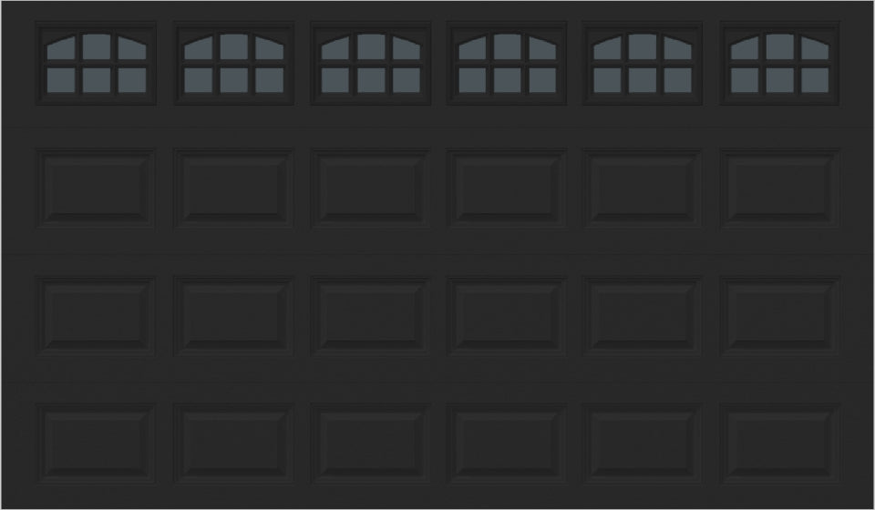 12x7 -  Cascade - Tinted - With glass - Black