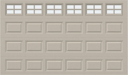 12x7 - Frosted -  Stockton With glass - Almond