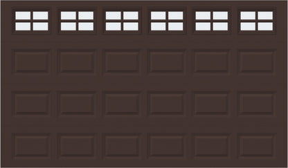 12x7 - Frosted  -  Stockton With glass - Brown