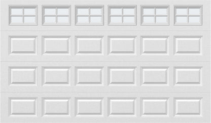 12x7 - Frosted -  Stockton With glass - White