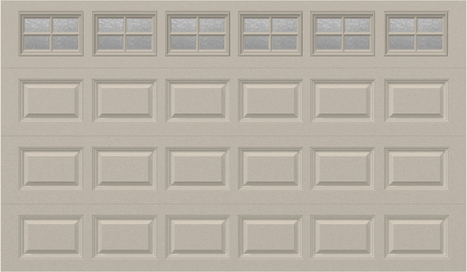 12x7 -  Obscure- Stockton With glass - White.