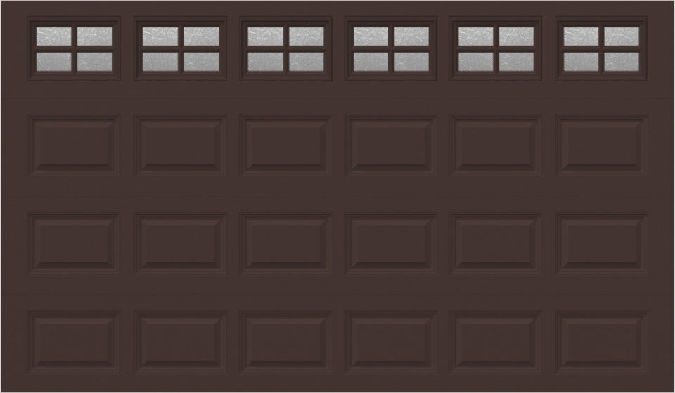 12x7 -  Obscure- Stockton With glass - Brown.