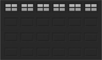 12x7 -  Obscure- Stockton With glass - Black.