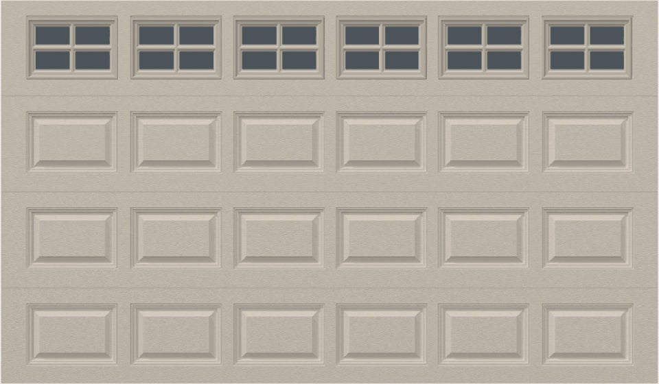 12x7 -  Tinted- Stockton With glass - Almond