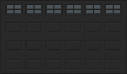 12x7 -  Tinted- Stockton With glass - Black