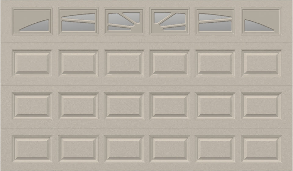 12x7 - Sunburst - Clear With glass - Almond