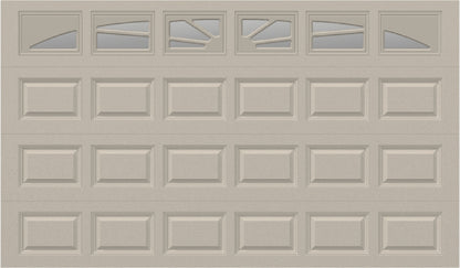 12x7 - Sunburst - Clear With glass - Almond