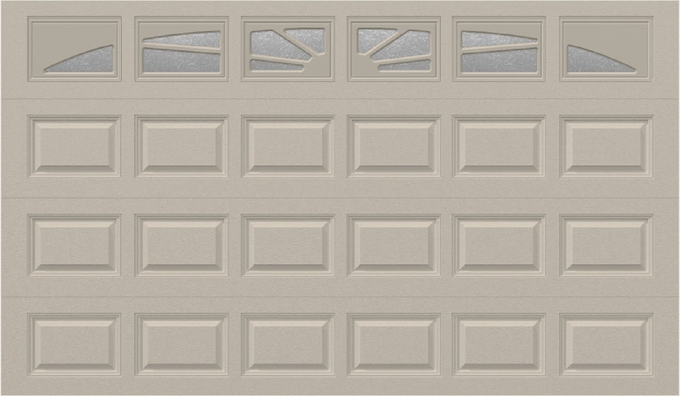 12x7 - Sunburst - Obscure - With glass Long - Almond