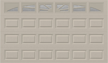 12x7 - Sunburst - Obscure - With glass Long - Almond