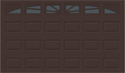 12x7 -  Sunburst - Tinted -  With glass Long - Brown