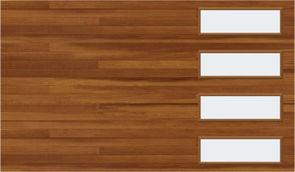 12x7 Window - Cedar Right - Frosted