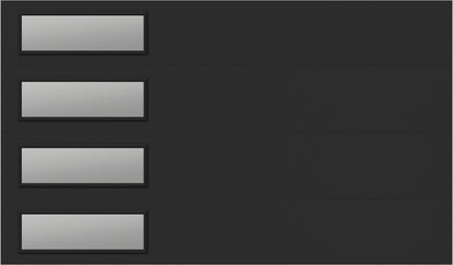 12'x7' Window - Skyflush Left  - Black - Clear