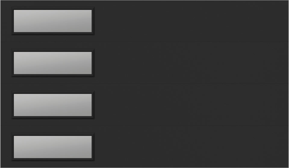 12'x7' Window - Skyflush Left - Black - Clear