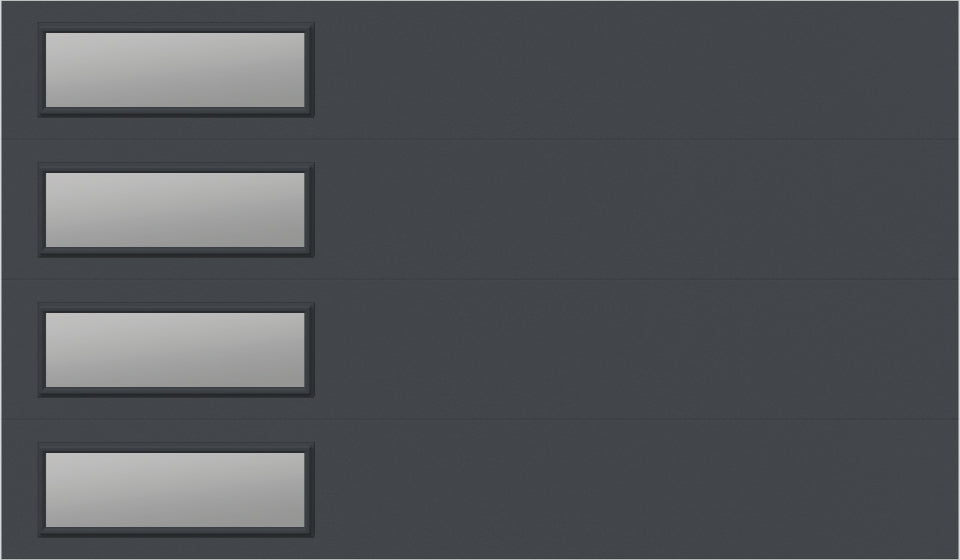 12'x7' Window - Skyflush Left - Graphiete - Clear