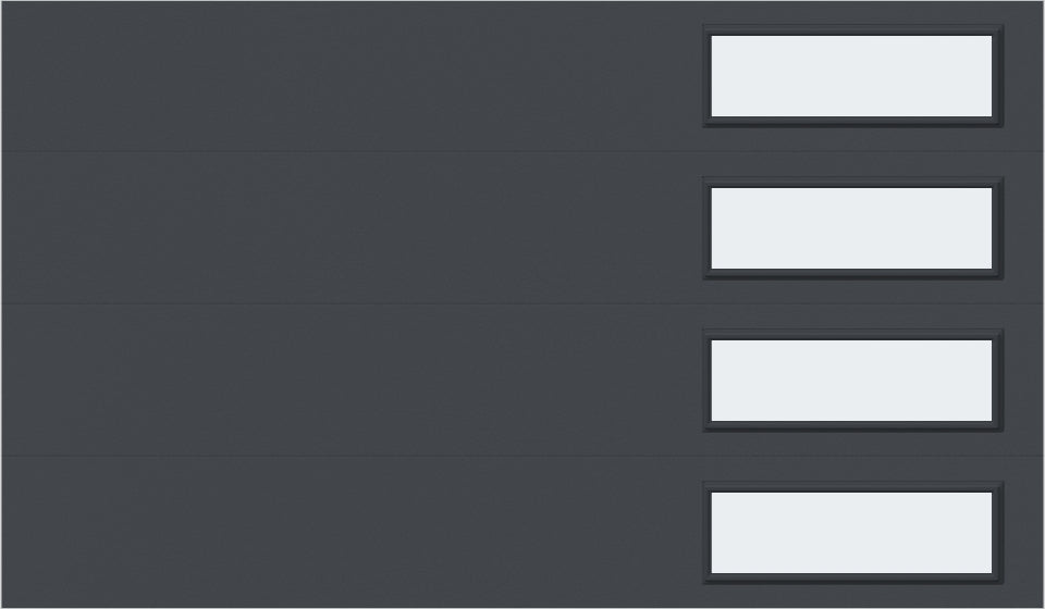 12'x7' Window - Skyflush Right  - Graphiete - Frosted