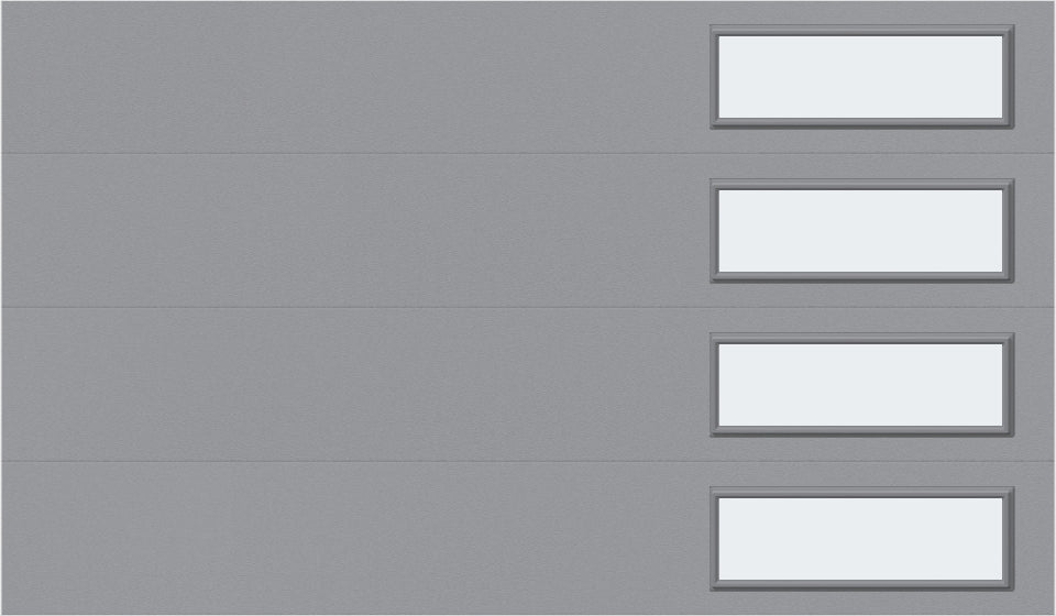 12'x7' Window - Skyflush Right  -  Gray - Frosted