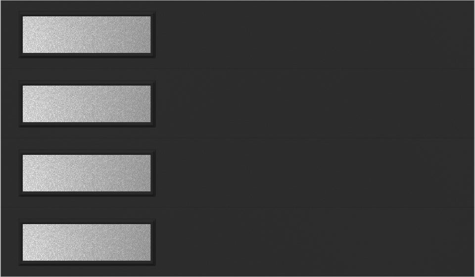 12'x7' Window - Skyflush Left  - Black - Obscure 