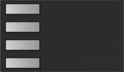 12'x7' Window - Skyflush Left - Black - Obscure