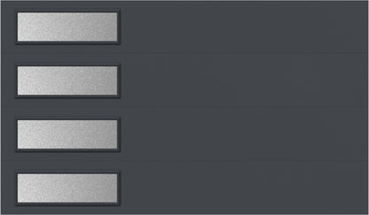 12'x7' Window - Skyflush Left   - Graphiete - Obscure