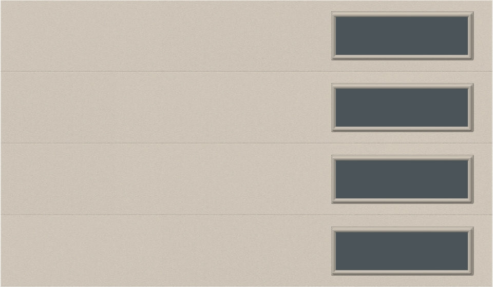 12'x7' Window - Skyflush Right  - Almond - Tinted 