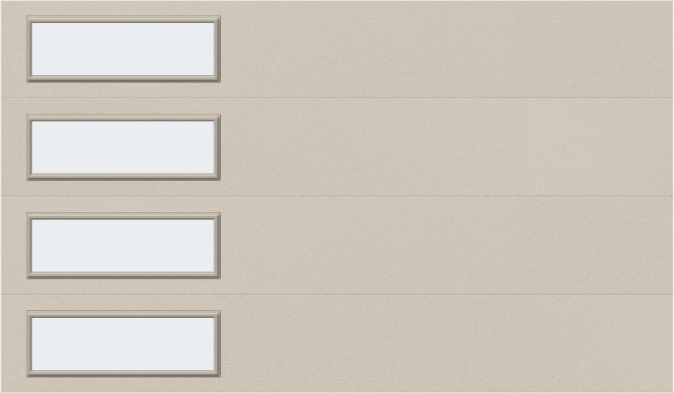 12'x7' Window - Skyflush Left - Almond - Frosted