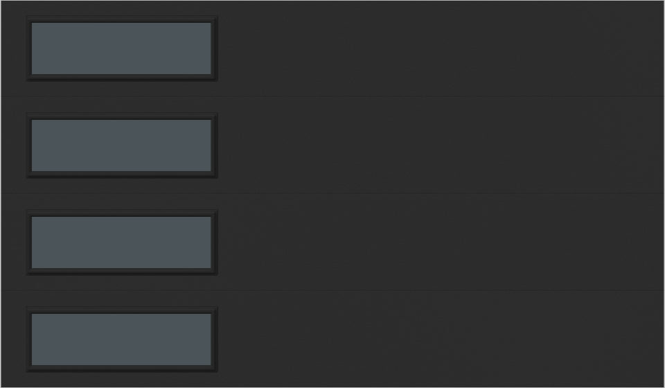 12'x7' Window - Skyflush Left  - Black - Tinted 