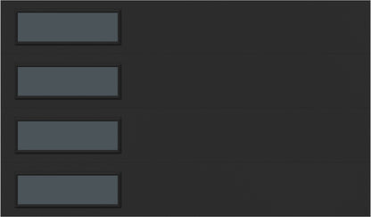 12'x7' Window - Skyflush Left  - Black - Tinted 