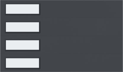 12'x7' Window - Skyflush Left  - Graphite - Frosted