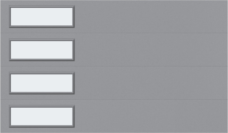 12'x7' Window - Skyflush Left  - Gray - Frosted