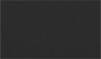 12x7 - No glass Long - Black