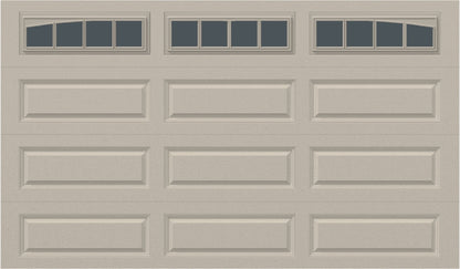 12x7 - Arched Stockbridge Long - Tinted With glass Long - Almond