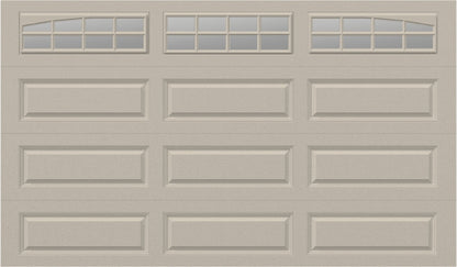 12x7 - Arched Stockton Long - Clear  With glass Long - Almond