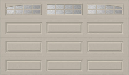 12x7 - Arched Stockton Long - ObscureWith glass Long - Almond