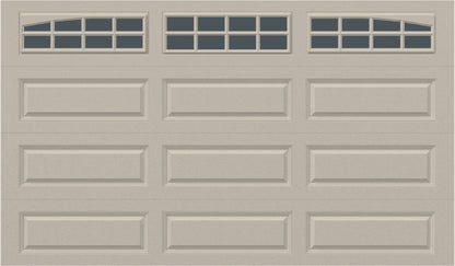 12x7 - Arched Stockton Long - TintedWith glass Long - Almond