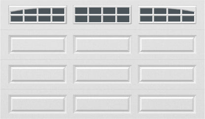 12x7 -  Arched Stockton Long - Tinted With glass Long - White