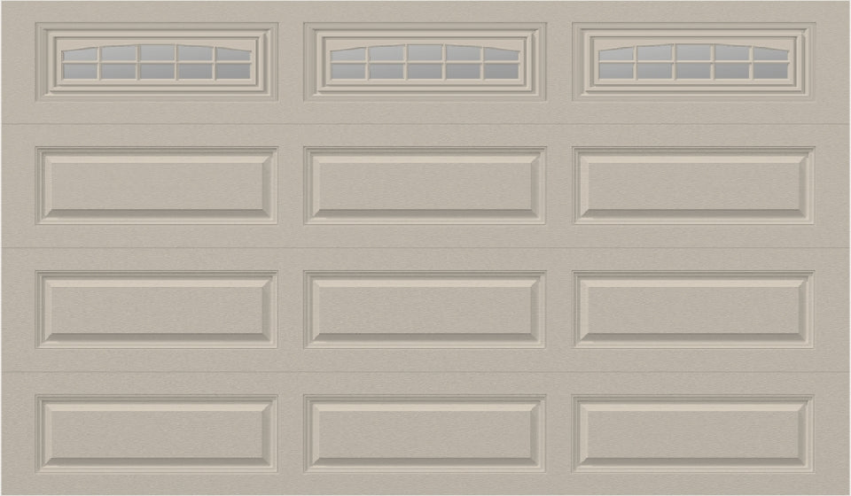 12x7 - Cascade - Clear  With glass Long - Almond