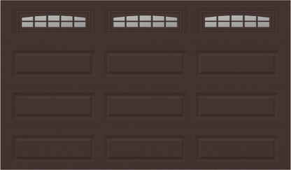 12x7 -  Cascade - Clear  With glass Long - Brown