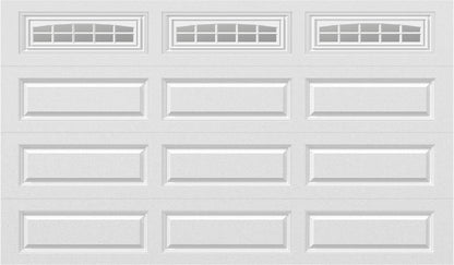 12x7 -  Cascade - Clear  With glass Long - White