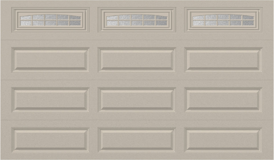 12x7 - Cascade - Obscure  With glass Long - Almond