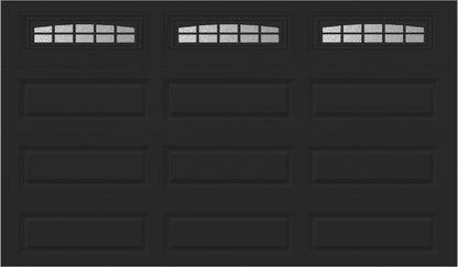 12x7 -  Cascade - Obscure  With glass Long - Black