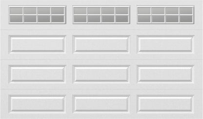 12x7 - Clear -  Stockton With glass Long - White