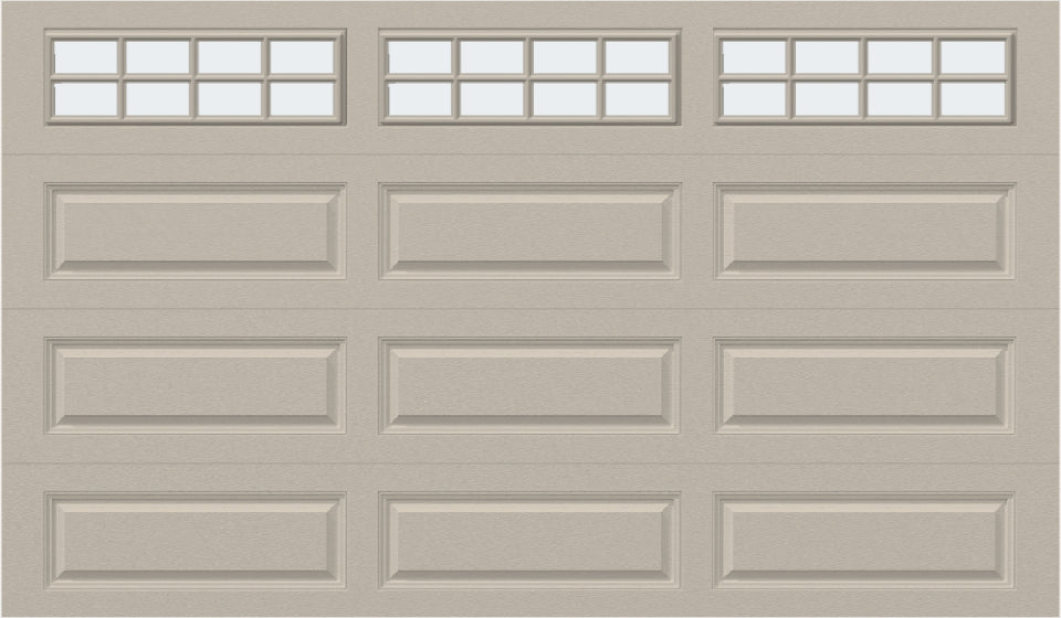 12x7 - Frosted - Long - Stockton With glass Long - Almond.