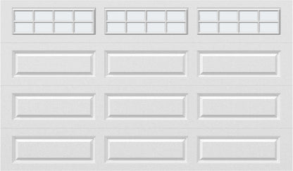 12x7 - Frosted -  Long -Stockton With glass Long - White