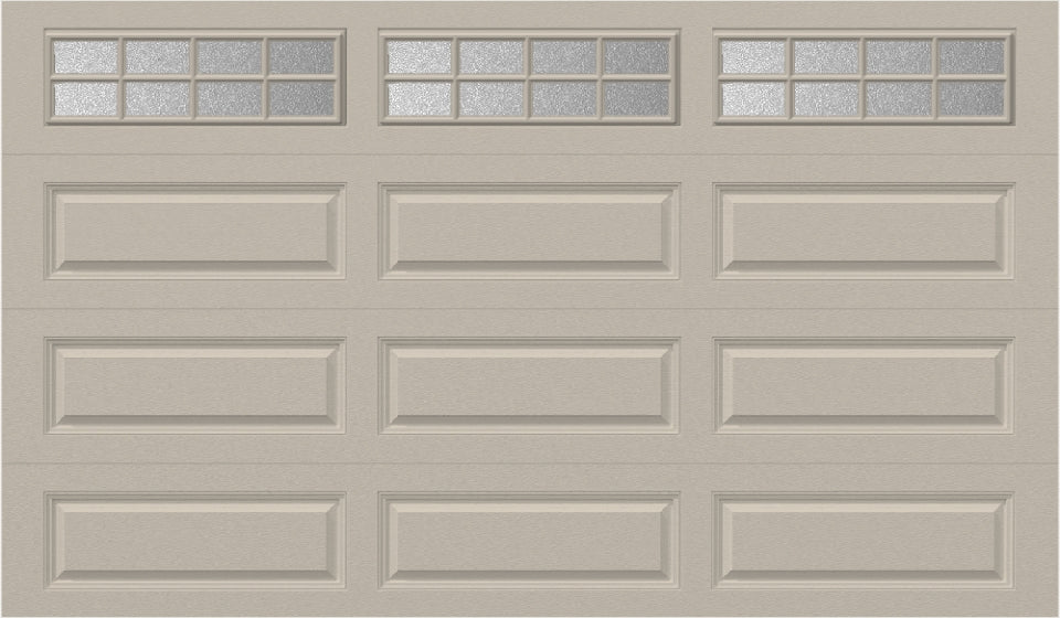 12x7 -  Obscure- Stockton With glass Long - Almond