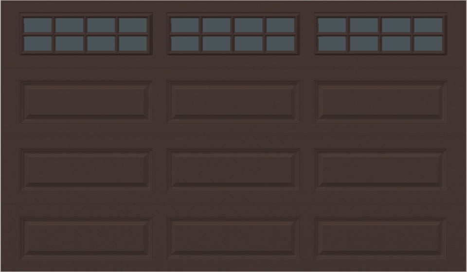 12x7 -  Tinted- Long Stockton With glass - Brown