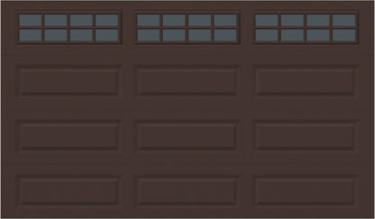 12x7 -  Tinted- Long Stockton With glass - Brown